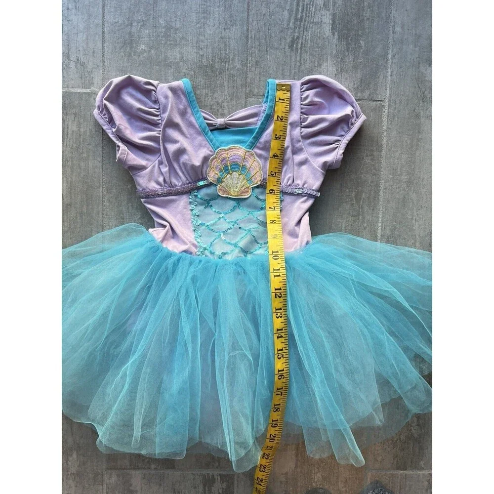 Los Angeles Boutique Tutu Leotard Dance Dress Up Party Outfit Mermaid Sequin 4-5